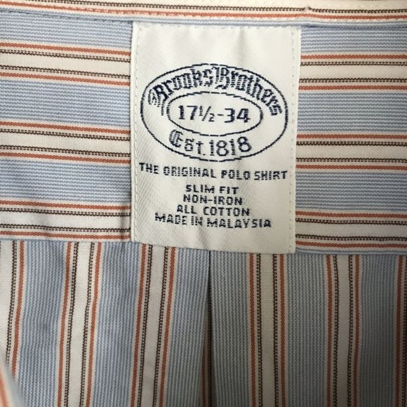 Brooks Brothers MENS Long Sleeve Shirt - C5 - Picture 4 of 6